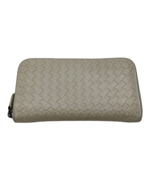 BOTTEGA VENETA（ボッテガベネタ）BOTTEGA VENETA (ボッテガベネタ) イントレチャート長財布 ホワイトの古着・服飾アイテム