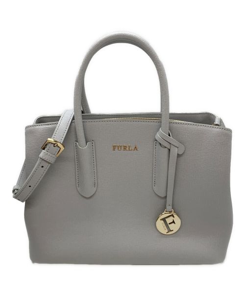 FURLA（フルラ）FURLA (フルラ) TESSA S 2WAYショルダーバッグ  スカイブルーの古着・服飾アイテム