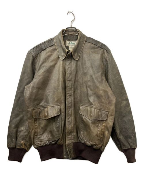 L.L.Bean（エルエルビーン）L.L.Bean (エルエルビーン) 80's A-2フライトジャケット ブラウン サイズ:42 LONGの古着・服飾アイテム