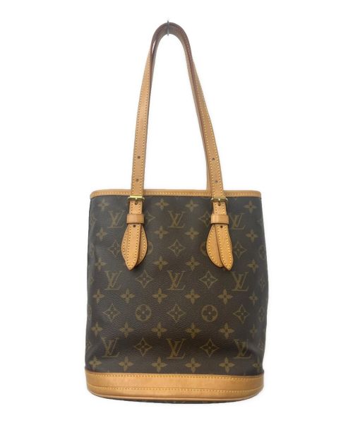 LOUIS VUITTON（ルイ ヴィトン）LOUIS VUITTON (ルイ ヴィトン) モノグラム バケットPM ショルダーバッグ エベヌの古着・服飾アイテム