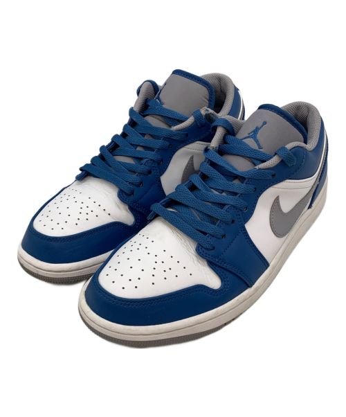 NIKE（ナイキ）NIKE (ナイキ) AIR JORDAN 1 low True Blue ネイビー サイズ:27cmの古着・服飾アイテム