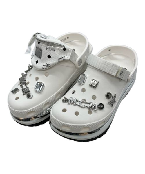 MCM（エムシーエム）MCM (エムシーエム) crocs (クロックス) メガクラッシュ クロッグ ホワイト サイズ:US M7/W9の古着・服飾アイテム