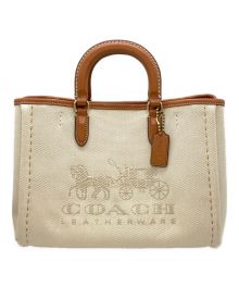 COACH（コーチ）の古着「リース トート28」｜アイボリー