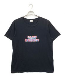 Saint Laurent Paris（サンローランパリ）の古着「Neon T-Shirt」｜ブラック