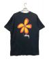 stussy (ステューシー) Flower Tee ブラック サイズ:XL：5000円