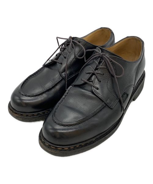 PARABOOT（パラブーツ）PARABOOT (パラブーツ) CHAMBORD Uチップシューズ ブラック サイズ:7Fの古着・服飾アイテム