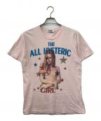 Hysteric Glamourヒステリックグラマー）の古着「ヌードガールTシャツ」｜ピンク