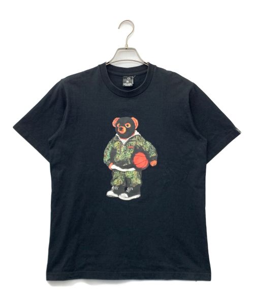 NITRAID（ナイトレイド）nitraid (ナイトレイド) REAL WEED BEAR TEE ブラック サイズ:Mの古着・服飾アイテム