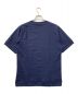 WGONG (ダブルゴング) MULTICOLOR RAGLAN SLEEVE COTTON SHIRT ネイビー サイズ:XXL：3980円