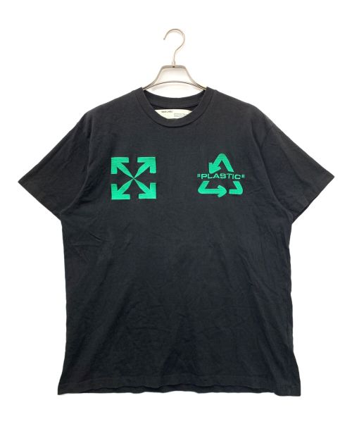 OFFWHITE（オフホワイト）OFFWHITE (オフホワイト) Recycle Logo TEE ブラック サイズ:XSの古着・服飾アイテム