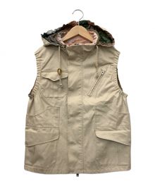 MINOTAUR（ミノトール）の古着「JAXA VENTILE SAFARI VEST」｜ベージュ