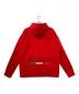 SY32 by SWEET YEARS (エスワイサーティトゥバイスィートイヤーズ) CARVICO FABRIC ZIP HOODIE レッド サイズ:XXL：7000円