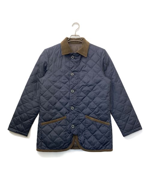 MACKINTOSH（マッキントッシュ）MACKINTOSH (マッキントッシュ) キルティングリバーシブルジャケット ネイビー×ブラウン サイズ:36の古着・服飾アイテム