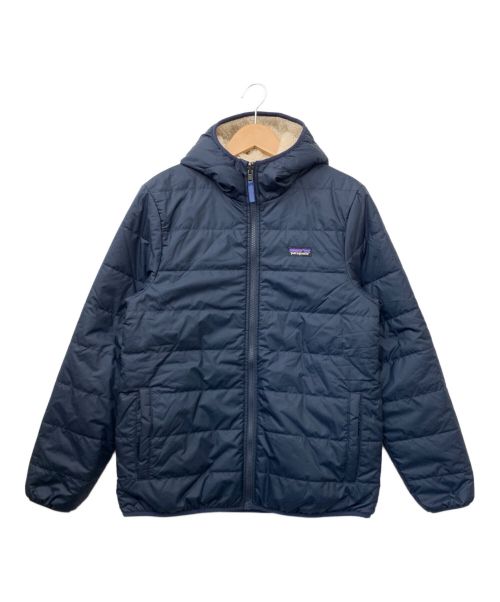 Patagonia（パタゴニア）Patagonia (パタゴニア) リバーシブル・レディ・フレディ・フーディ ネイビー サイズ:XXL 16-18の古着・服飾アイテム