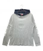 SUPREMEシュプリーム）の古着「Hooded Waffle Thermal」｜グレー