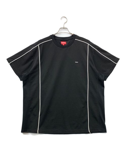 SUPREME（シュプリーム）Supreme (シュプリーム) Mesh Panel S/S Top ブラック サイズ:XXLの古着・服飾アイテム