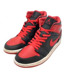 NIKE（ナイキ）の古着「Air Jordan 1 Mid "Bred Toe"」｜ブラック×レッド