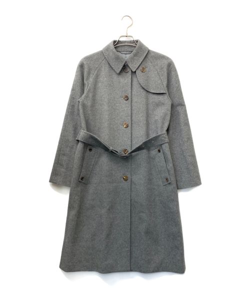 Aquascutum（アクアスキュータム）Aquascutum (アクアスキュータム) カシミヤ混コート グレー サイズ:9の古着・服飾アイテム