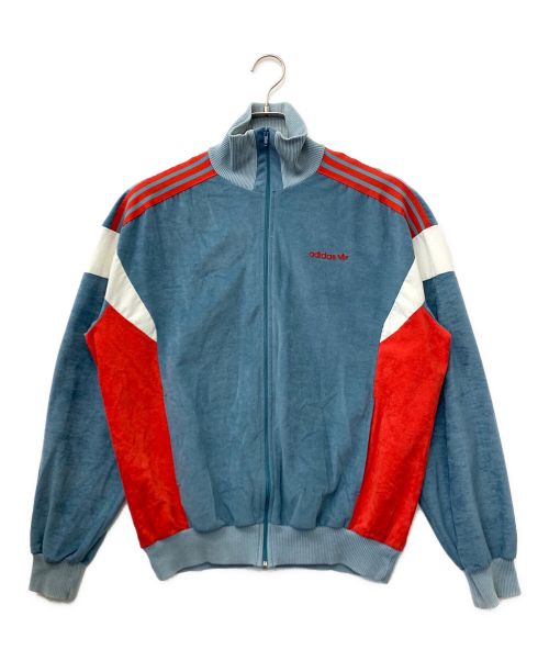 adidas（アディダス）adidas (アディダス) 80's トラックジャケット ブルー サイズ:Mの古着・服飾アイテム