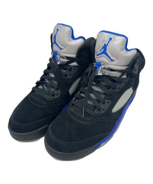 NIKE（ナイキ）NIKE (ナイキ) Air Jordan 5 Retro ブラック×ブルー サイズ:30cmの古着・服飾アイテム