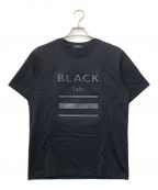 BLACK LABEL CRESTBRIDGEブラックレーベル クレストブリッジ）の古着「立体ロゴTシャツ」｜ブラック