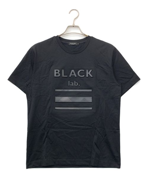 BLACK LABEL CRESTBRIDGE（ブラックレーベル クレストブリッジ）BLACK LABEL CRESTBRIDGE (ブラックレーベル クレストブリッジ) 立体ロゴTシャツ ブラック サイズ:Mの古着・服飾アイテム