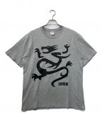 SUPREMEシュプリーム）の古着「Mobb Deep Dragon TEE」｜ライトグレー