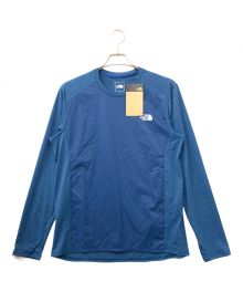 THE NORTH FACE（ザ ノース フェイス）の古着「ロングスリーブハイブリッドGTDメランジクルー」｜ブルー