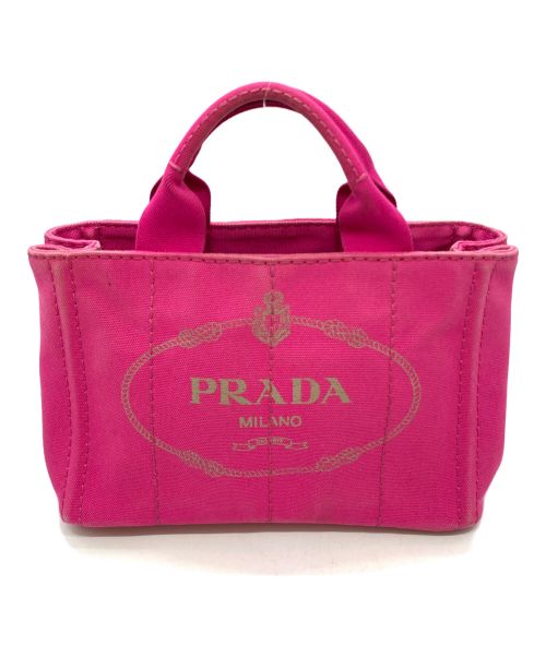 PRADA（プラダ）PRADA (プラダ) カナパ トートバッグ ショッキングピンクの古着・服飾アイテム