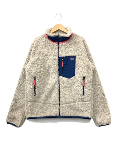 Patagonia（パタゴニア）Patagonia (パタゴニア) キッズ・レトロXジャケット アイボリー サイズ:XXL 16-18の古着・服飾アイテム