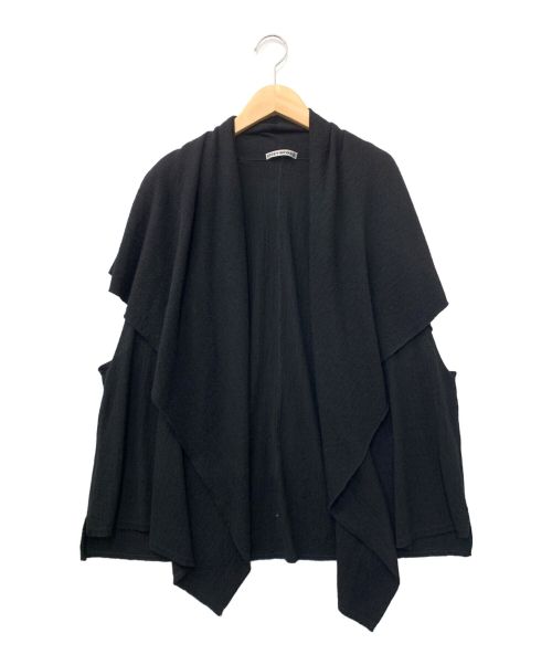 ISSEY MIYAKE（イッセイミヤケ）ISSEY MIYAKE (イッセイミヤケ) カーディガン ブラック サイズ:3の古着・服飾アイテム