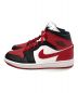 NIKE (ナイキ) AIR Jordan 1 MID Women's レッド×ブラック×ホワイト サイズ:26.5cm：12000円