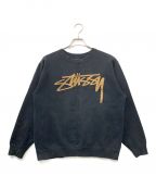 stussyステューシー）の古着「スウェット」｜ブラック