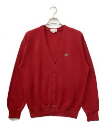 LACOSTE（ラコステ）の古着「オーガニックコットンVネック」｜レッド