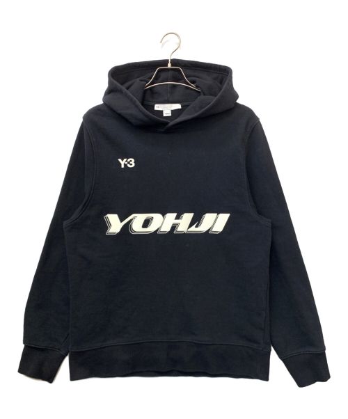 Y-3（ワイスリー）Y-3 (ワイスリー) GRAPHIC HOODIE ブラック サイズ:Mの古着・服飾アイテム