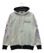 stussy×Leilowステューシー×レイロー）の古着「ジップパーカー」｜グレー