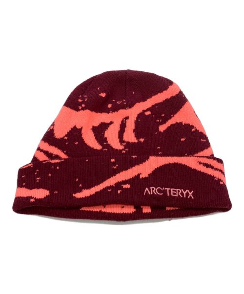 ARC'TERYX（アークテリクス）ARC'TERYX (アークテリクス) ニット帽 レッド×ピンクの古着・服飾アイテム