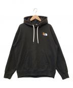 THE NORTH FACEザ ノース フェイス）の古着「Flower Logo Hoodie」｜ブラック