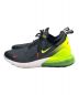 NIKE (ナイキ) AIRMAX 270 RETRO FUTURE グレー×イエロー サイズ:29cm：6000円