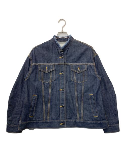 EZUMI（エズミ）EZUMi (エズミ) BACK PLEATS DENIM JACKET インディゴ サイズ:-の古着・服飾アイテム