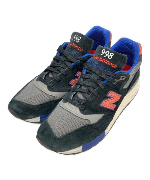 NEW BALANCE（ニューバランス）NEW BALANCE (ニューバランス) スニーカー ブラック×レッド サイズ:27.5の古着・服飾アイテム