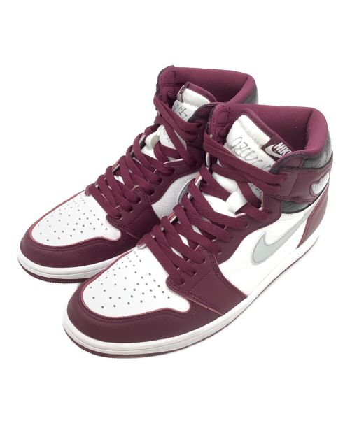 NIKE（ナイキ）NIKE (ナイキ) AIR JORDAN 1 HIGH パープル×ホワイト サイズ:28の古着・服飾アイテム