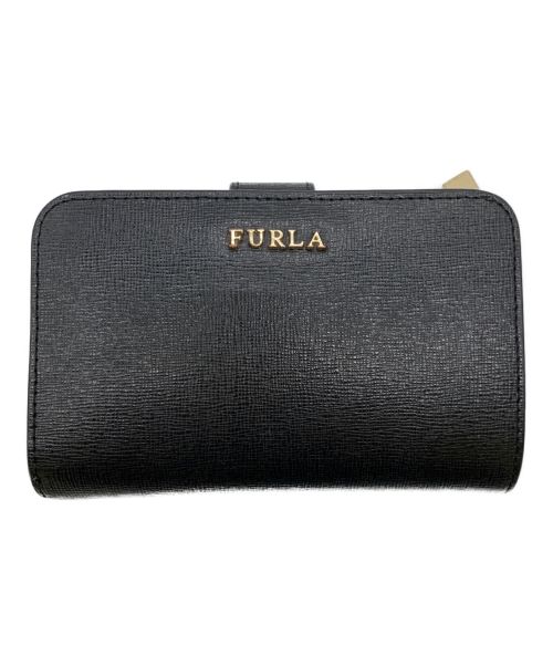 FURLA（フルラ）FURLA (フルラ) 2つ折り財布 ブラックの古着・服飾アイテム