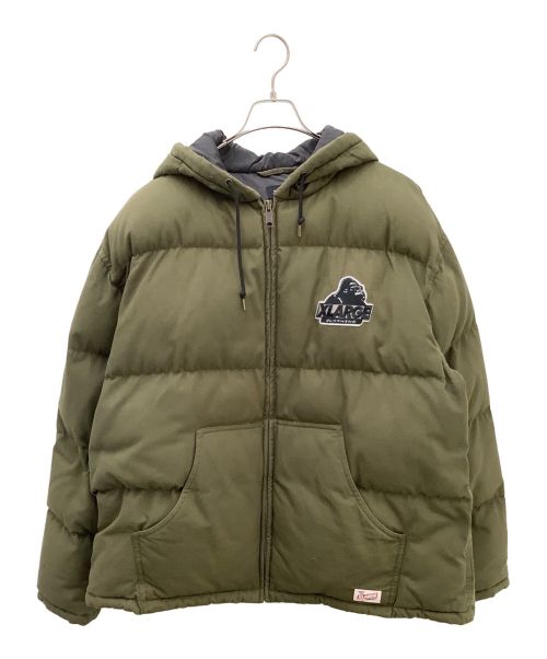 X-LARGE（エクストララージ）X-LARGE (エクストララージ) ACTIVE DUCK PUFFER JACKET グリーン サイズ:XLの古着・服飾アイテム