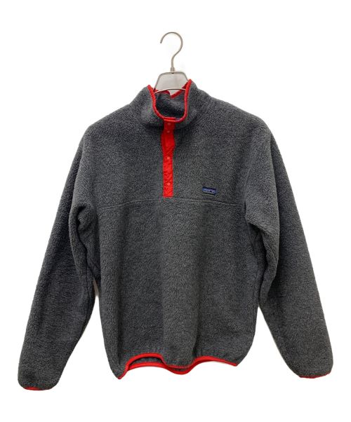 Patagonia（パタゴニア）Patagonia (パタゴニア) フリースジャケット グレー×レッド サイズ:Lの古着・服飾アイテム