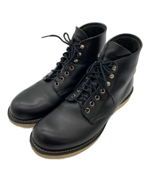 RED WING（レッドウィング）RED WING (レッドウィング) 6インチクラシックラウンド ブラック サイズ:26.5cmの古着・服飾アイテム