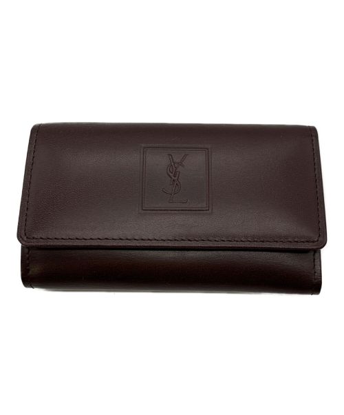 Yves Saint Laurent（イヴサンローラン）Yves Saint Laurent (イヴサンローラン) 4連キーケース ボルドーの古着・服飾アイテム