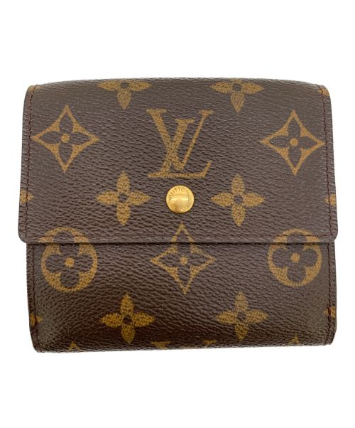 LOUIS VUITTON（ルイ ヴィトン）LOUIS VUITTON (ルイ ヴィトン) ルイヴィトン カルトクレディ Wホック財布 モノグラム ブラウンの古着・服飾アイテム