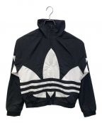 adidas Originalsアディダスオリジナル）の古着「BIG TREFOIL TRACK TOP」｜ホワイト×ブラック