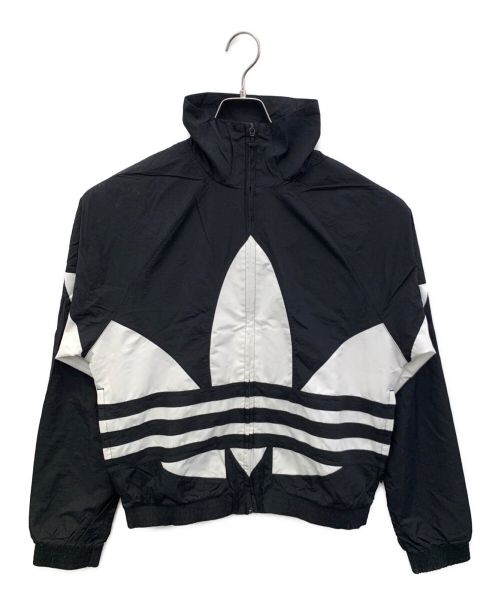 adidas Originals（アディダスオリジナル）adidas originals (アディダスオリジナル) BIG TREFOIL TRACK TOP ホワイト×ブラック サイズ:Ｓの古着・服飾アイテム